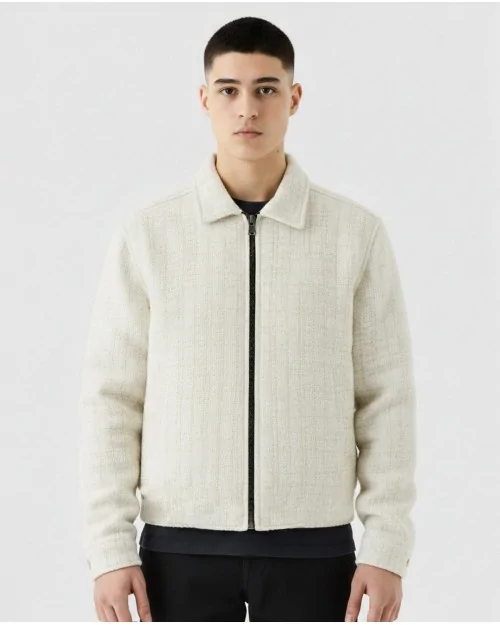 Zip-Up Woven Jacket