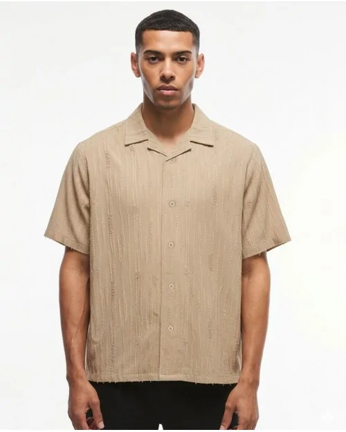 Camisa Jacquard Desgaste