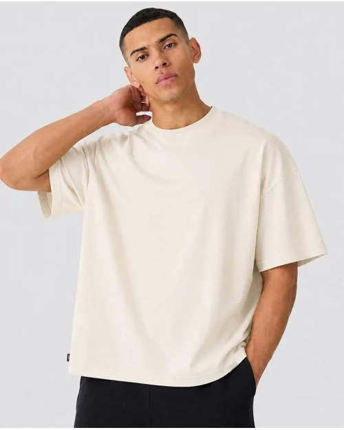 Camiseta Básica Boxy 100%...