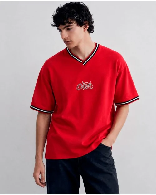Camiseta Knitted Collar