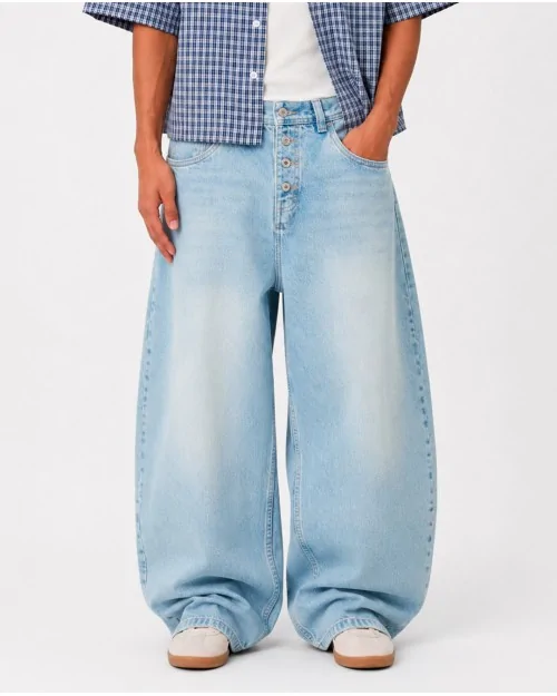 Pantalon Barrel Straps Bottons