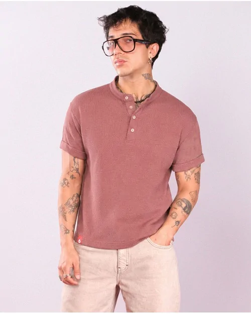 Camiseta Cookie Cuello Mao
