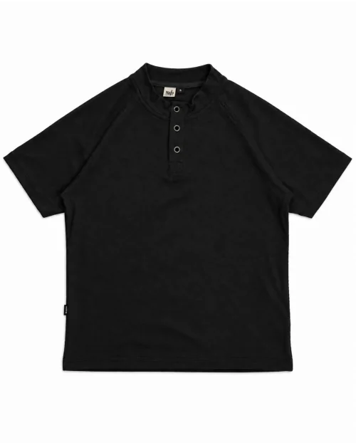 polo henley muscle fit