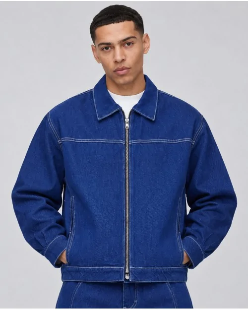 Chaqueta Efecto Diagonal