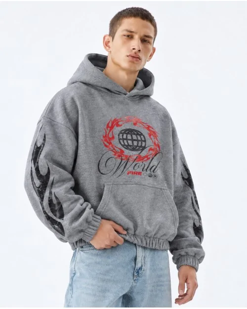 Sudadera Worn Effect